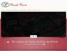 Tablet Screenshot of pousadavenezia.com.br